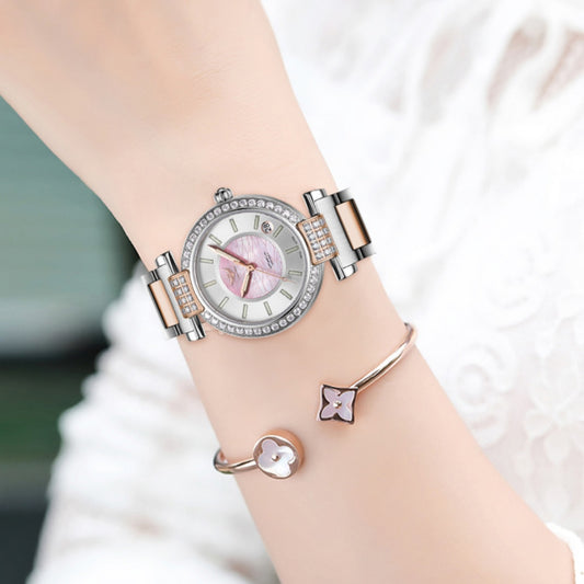 Loom Royale: Full-Automatic Waterproof Timepiece for Women